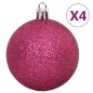 108-tlg. Weihnachtskugel-Set Weiß und Rosa 108-tlg. Weihnachtskugel-Set Weiß und Rosa
