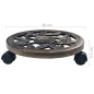 vidaXL Pflanzenroller 6 Stk. Bronze 30 cm Kunststoff vidaXL Pflanzenroller 6 Stk. Bronze 30 cm Kunststoff