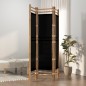 3-tlg. Paravent Faltbar 120 cm Bambus und Canvas 3-tlg. Paravent Faltbar 120 cm Bambus und Canvas