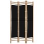3-tlg. Paravent Faltbar 120 cm Bambus und Canvas 3-tlg. Paravent Faltbar 120 cm Bambus und Canvas