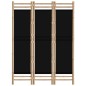 3-tlg. Paravent Faltbar 120 cm Bambus und Canvas 3-tlg. Paravent Faltbar 120 cm Bambus und Canvas