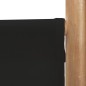 3-tlg. Paravent Faltbar 120 cm Bambus und Canvas 3-tlg. Paravent Faltbar 120 cm Bambus und Canvas
