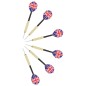 Professionelles Dartboard Sisal mit Schrank und 6 Dartpfeilen Professionelles Dartboard Sisal mit Schrank und 6 Dartpfeilen