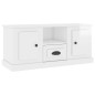 TV-Schrank Hochglanz-Weiß 100x35,5x45 cm Holzwerkstoff TV-Schrank Hochglanz-Weiß 100x35,5x45 cm Holzwerkstoff