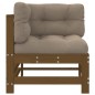 Ecksofas mit Kissen 2 Stk. Honigbraun Massivholz Kiefer Ecksofas mit Kissen 2 Stk. Honigbraun Massivholz Kiefer