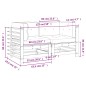 Ecksofas mit Kissen 2 Stk. Honigbraun Massivholz Kiefer Ecksofas mit Kissen 2 Stk. Honigbraun Massivholz Kiefer