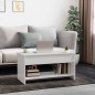 Couchtisch Hochglanz-Weiß 102x50x52,5 cm Holzwerkstoff Couchtisch Hochglanz-Weiß 102x50x52,5 cm Holzwerkstoff