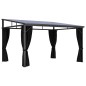 Pavillon mit Vorhängen 405x294x244 cm Anthrazit Pavillon mit Vorhängen 405x294x244 cm Anthrazit