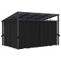 Pavillon mit Vorhängen 405x294x244 cm Anthrazit Pavillon mit Vorhängen 405x294x244 cm Anthrazit