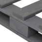 vidaXL Palettenbett Grau Massivholz Kiefer 120×200 cm vidaXL Palettenbett Grau Massivholz Kiefer 120×200 cm