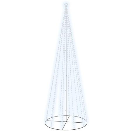 LED-Weihnachtsbaum Kegelform Kaltweiß 732 LEDs 160x500 cm