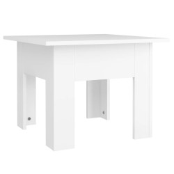 vidaXL Couchtisch Weiß 55x55x42 cm Holzwerkstoff