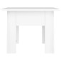 vidaXL Couchtisch Weiß 55x55x42 cm Holzwerkstoff vidaXL Couchtisch Weiß 55x55x42 cm Holzwerkstoff