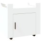 Bürowagen Weiß 60x45x60 cm Holzwerkstoff Bürowagen Weiß 60x45x60 cm Holzwerkstoff