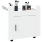 Bürowagen Weiß 60x45x60 cm Holzwerkstoff Bürowagen Weiß 60x45x60 cm Holzwerkstoff