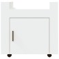 Bürowagen Weiß 60x45x60 cm Holzwerkstoff Bürowagen Weiß 60x45x60 cm Holzwerkstoff