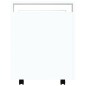 Bürowagen Weiß 60x45x60 cm Holzwerkstoff Bürowagen Weiß 60x45x60 cm Holzwerkstoff