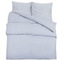 vidaXL Bettwäsche-Set Grau 135x200 cm Leichte Mikrofaser vidaXL Bettwäsche-Set Grau 135x200 cm Leichte Mikrofaser