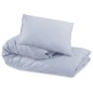 vidaXL Bettwäsche-Set Grau 135x200 cm Leichte Mikrofaser vidaXL Bettwäsche-Set Grau 135x200 cm Leichte Mikrofaser