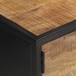 vidaXL TV-Schrank mit Geschnitzter Tür 130x30x40 cm Raues Mangoholz vidaXL TV-Schrank mit Geschnitzter Tür 130x30x40 cm Raues Mangoholz