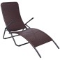 Sonnenliege Klappbar Poly Rattan Braun Sonnenliege Klappbar Poly Rattan Braun