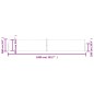 Seitenmarkise Ausziehbar Braun 160x1000 cm Seitenmarkise Ausziehbar Braun 160x1000 cm