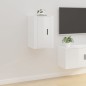 TV-Wandschrank Hochglanz-Weiß 40x34,5x60 cm TV-Wandschrank Hochglanz-Weiß 40x34,5x60 cm
