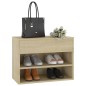 Schuhbank Sonoma-Eiche 60x30x45 cm Holzwerkstoff Schuhbank Sonoma-Eiche 60x30x45 cm Holzwerkstoff