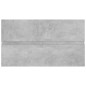 Waschbeckenunterschrank Betongrau 80x38,5x45 cm Holzwerkstoff Waschbeckenunterschrank Betongrau 80x38,5x45 cm Holzwerkstoff