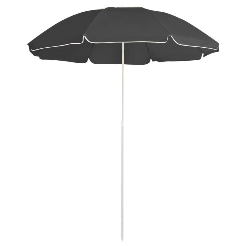 vidaXL Sonnenschirm mit Stahlmast Anthrazit 180 cm vidaXL Sonnenschirm mit Stahlmast Anthrazit 180 cm