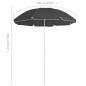 vidaXL Sonnenschirm mit Stahlmast Anthrazit 180 cm vidaXL Sonnenschirm mit Stahlmast Anthrazit 180 cm