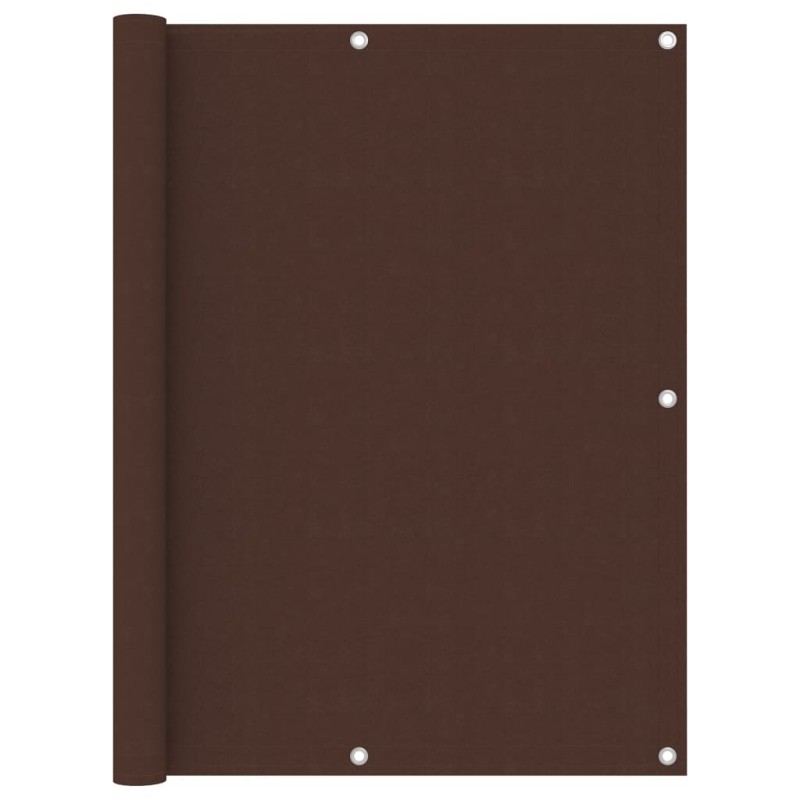 Balkon-Sichtschutz Braun 120x400 cm Oxford-Gewebe Balkon-Sichtschutz Braun 120x400 cm Oxford-Gewebe