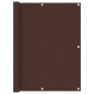 Balkon-Sichtschutz Braun 120x400 cm Oxford-Gewebe Balkon-Sichtschutz Braun 120x400 cm Oxford-Gewebe
