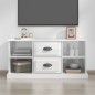 TV-Schrank Hochglanz-Weiß 99,5x35,5x48 cm Holzwerkstoff TV-Schrank Hochglanz-Weiß 99,5x35,5x48 cm Holzwerkstoff