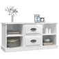 TV-Schrank Hochglanz-Weiß 99,5x35,5x48 cm Holzwerkstoff TV-Schrank Hochglanz-Weiß 99,5x35,5x48 cm Holzwerkstoff