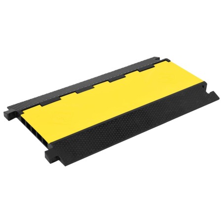 Kabelschutzrampe mit 5 Kanälen 90 cm Gummi