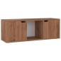 TV-Schrank Braun Eichen-Optik 88,5x27,5x30,5 cm Holzwerkstoff TV-Schrank Braun Eichen-Optik 88,5x27,5x30,5 cm Holzwerkstoff