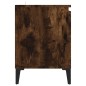 TV-Schrank mit Metallbeinen Räuchereiche 103,5x35x50 cm TV-Schrank mit Metallbeinen Räuchereiche 103,5x35x50 cm