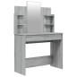 vidaXL Schminktisch mit Spiegel Grau Sonoma 96x40x142 cm vidaXL Schminktisch mit Spiegel Grau Sonoma 96x40x142 cm