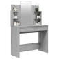 vidaXL Schminktisch mit Spiegel Grau Sonoma 96x40x142 cm vidaXL Schminktisch mit Spiegel Grau Sonoma 96x40x142 cm