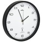 vidaXL Funkwanduhr Quarzwerk 31 cm Weiß & Schwarz vidaXL Funkwanduhr Quarzwerk 31 cm Weiß & Schwarz