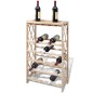 Weinregal für 25 Flaschen Massivholz Tanne Weinregal für 25 Flaschen Massivholz Tanne