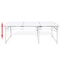 Campingtisch zusammenklappbar höhenverstellbar Aluminium 180 x 60 cm Campingtisch zusammenklappbar höhenverstellbar Aluminium 180 x 60 cm