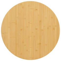 vidaXL Tischplatte Ø60x4 cm Bambus