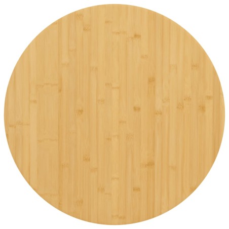 vidaXL Tischplatte Ø60x4 cm Bambus