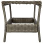 vidaXL Gartentisch Braun 45x45x46,5 cm Poly Rattan vidaXL Gartentisch Braun 45x45x46,5 cm Poly Rattan