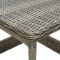 vidaXL Gartentisch Braun 45x45x46,5 cm Poly Rattan vidaXL Gartentisch Braun 45x45x46,5 cm Poly Rattan
