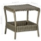 vidaXL Gartentisch Braun 45x45x46,5 cm Poly Rattan vidaXL Gartentisch Braun 45x45x46,5 cm Poly Rattan