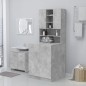 Waschmaschinenschrank Betongrau 71x71,5x91,5 cm Waschmaschinenschrank Betongrau 71x71,5x91,5 cm