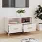 vidaXL TV-Schrank Hochglanz-Weiß 80x36x50 cm Holzwerkstoff vidaXL TV-Schrank Hochglanz-Weiß 80x36x50 cm Holzwerkstoff